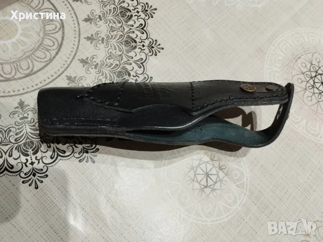 Кожен кобур за пистолет с метална щипка, снимка 2 - Оборудване и аксесоари за оръжия - 55750093