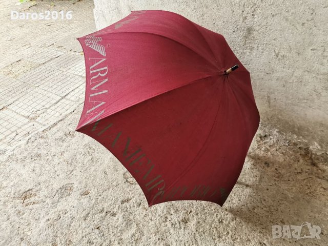 Оригинален винтидж чадър Armani, снимка 2 - Други ценни предмети - 41360592