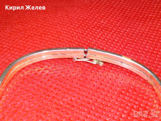 СТАРА АНГЛИЙСКА РЕТРО СРЕБЪРНА ГРИВНА СРЕБРО 925 ФИНА РЪЧНА МАЙСТОРСКА ИЗРАБОТКА 41885, снимка 16 - Гривни - 44611508