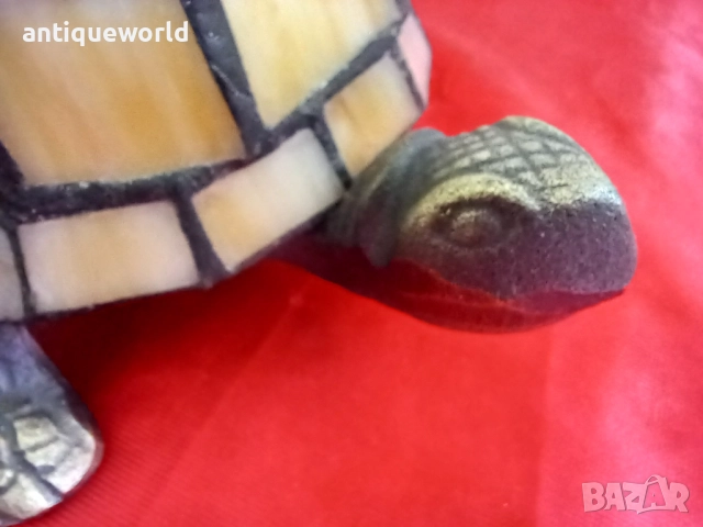 Лампа ТИФАНИ серия Животни КОСТЕУРКА, снимка 5 - Антикварни и старинни предмети - 51916579