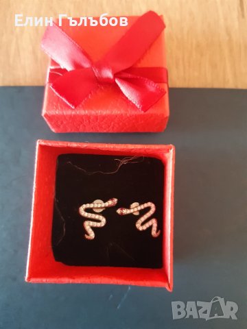 Обеци, сребърни дамски чисто нови в кутийка, снимка 9 - Обеци - 50951311