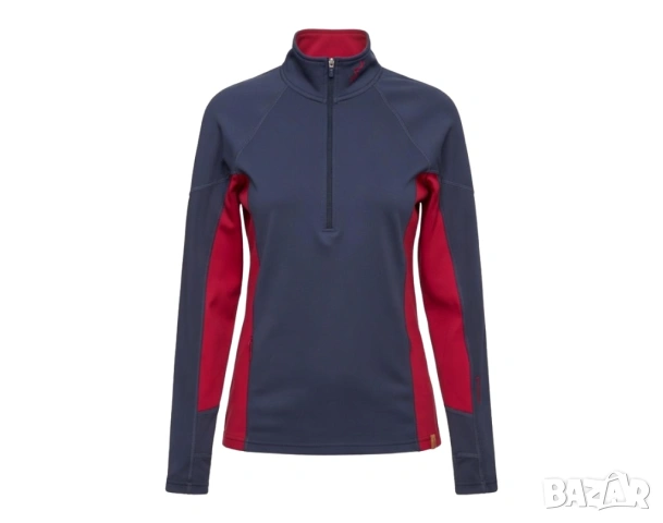 WarmPeace / дамска хибридна трекинг поларена блуза флиис, снимка 2 - Блузи с дълъг ръкав и пуловери - 53515467