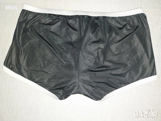 Manstore XL  Черни мъжки боксерки с бял кант, снимка 2 - Бельо - 50769176