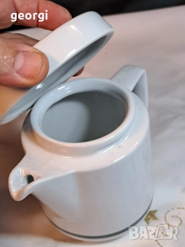 български порцеланов мини чайник каничка 29/4, снимка 5 - Сервизи - 52431339