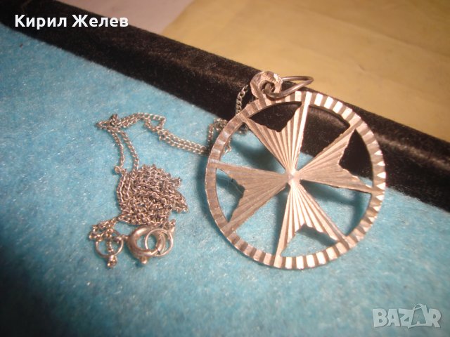 СРЕБЪРЕН МАЛТИЙСКИ КРЪСТ с ВЕРИЖКА - СРЕБРО 925 СРЕБЪРНО КОЛИЕ МЕДАЛЬОН ПЕНДАНТ 25139, снимка 5 - Колиета, медальони, синджири - 35769779