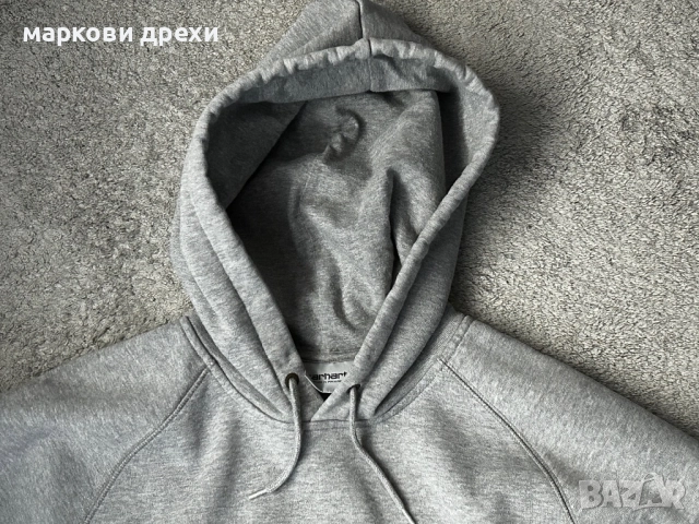 Carhartt WIP Hooded Chase Sweat M, снимка 8 - Суичъри - 52892154