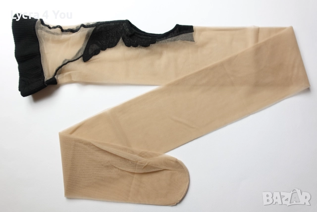 One size еротичен чорапогащник с отворено дъно пеперуда , снимка 6 - Бельо - 52951236