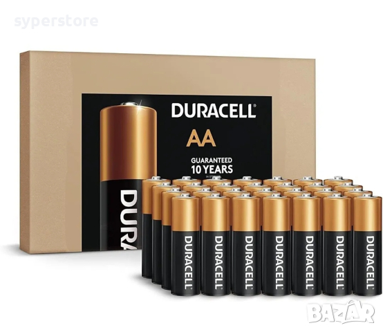 Батерия AA Duracell LR6 MN1500 AA 2A, алкална, за дистанционни, часовници и др., alcaline, снимка 2 - Друга електроника - 44759803