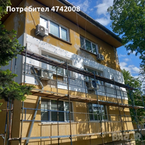 Топлоизолация от въже и скеле, алпинисти София, алпийски способ саниране по ремонт на фуги и фасади , снимка 3 - Ремонти на апартаменти - 53527326