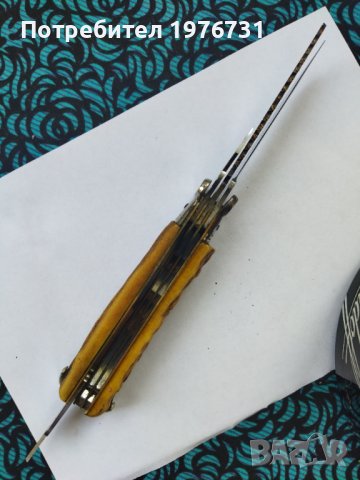 Сгъваем Ловджийски нож  VIRGINIA INOX  ITALY  MADE , снимка 10 - Антикварни и старинни предмети - 40784822