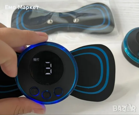 Компактен масажор за гръб с удобен контролер за управление, снимка 2 - Масажори - 49020725