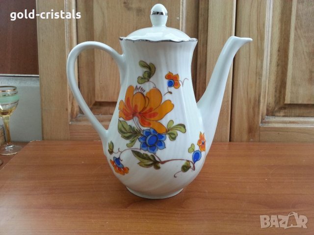 Стар български порцелан кана чийник