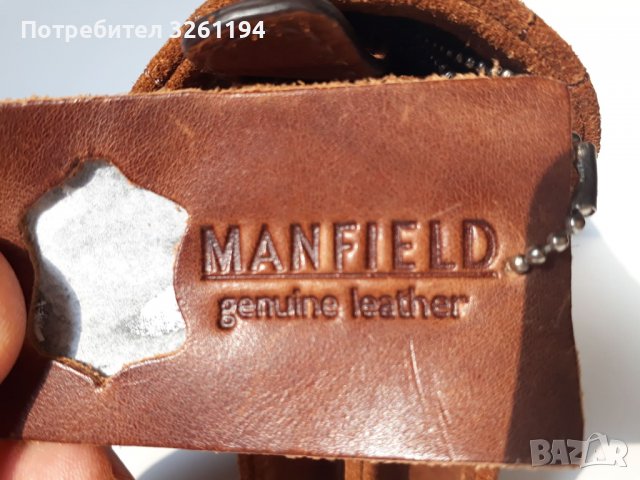 дамска чанта кафява НОВА - марка Manfield, снимка 10 - Чанти - 38903406