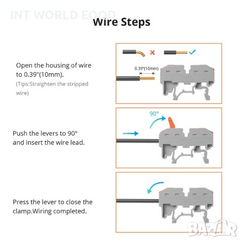 SONOFF Конектори за DIN шина 20бр., снимка 6 - Други инструменти - 44472262