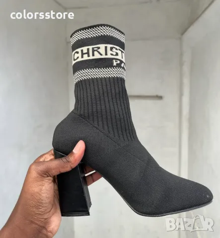 Черни боти Dior/ VL2, снимка 2 - Дамски боти - 38140270