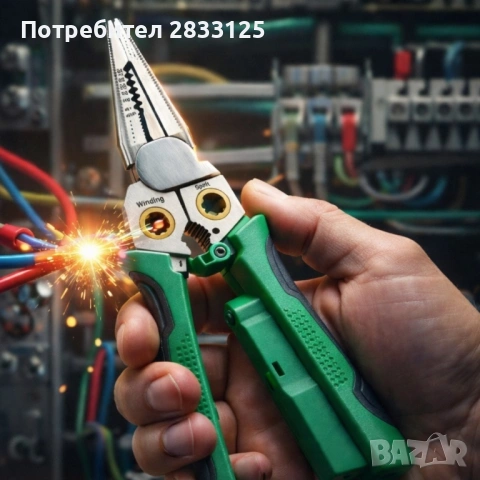 Многофункционални клещи за оголване на проводници, снимка 6 - Други - 53659199