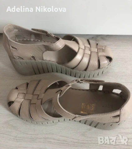 Дамски сандали естествена кожа, снимка 3 - Сандали - 50563153