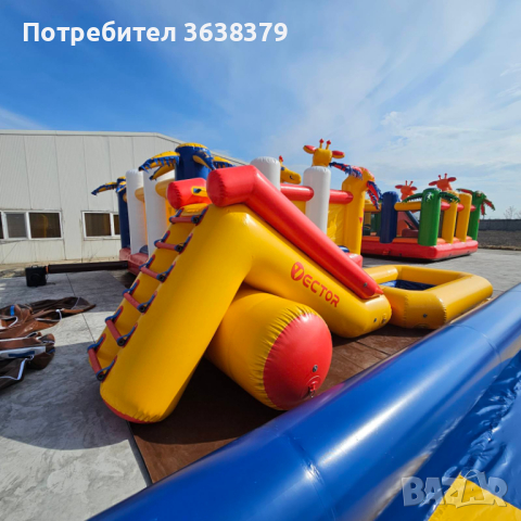 Надуваема водна пързалка с басейн за деца НОВО, снимка 3 - Басейни и аксесоари - 44528887
