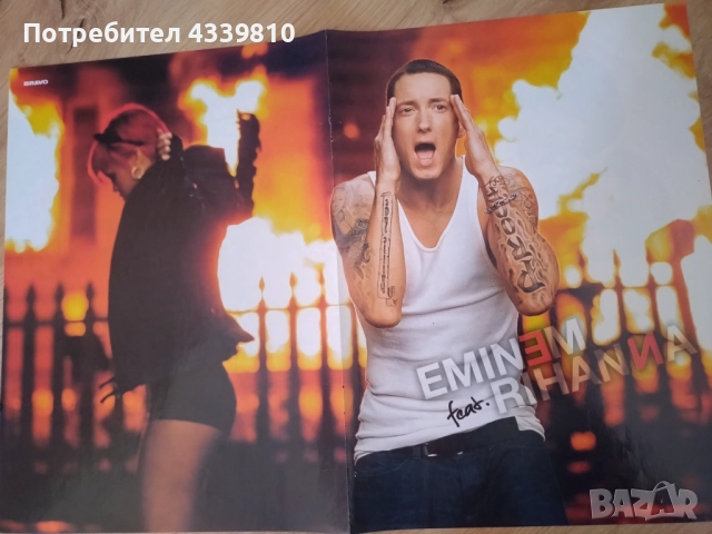 еминем eminem риана rihanna , снимка 1
