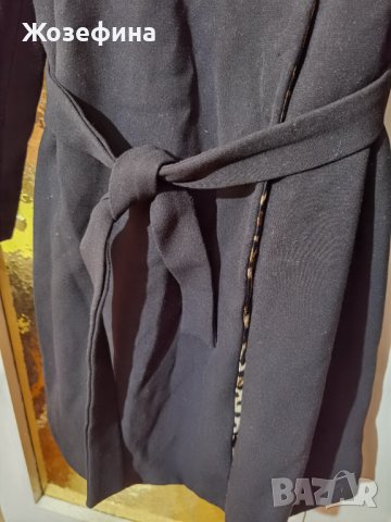 Стилно италианско палто с яка от окраска на ягуар James iakeland, снимка 6 - Палта, манта - 39343888