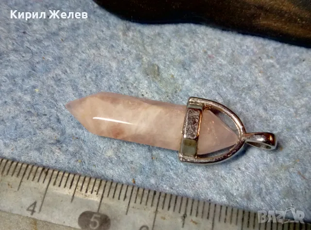 СТИЛНА ВИНТИДЖ АРТ ВИСУЛКА СКЪПОЦЕНЕН МЕДАЛЬОН от ШЛИФОВАН МЛЕЧЕН КВАРЦ 48773 , снимка 8 - Колиета, медальони, синджири - 48161178