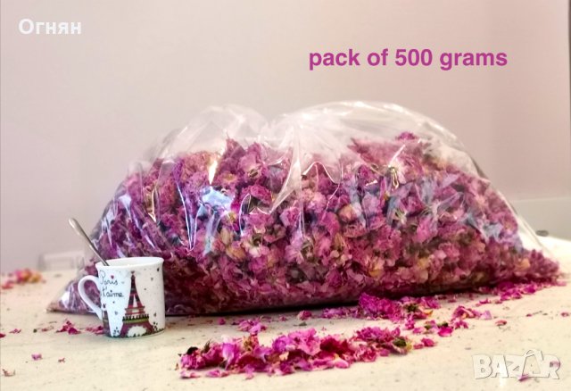 Сушен био розов цвят, снимка 4 - Хранителни добавки - 29926616