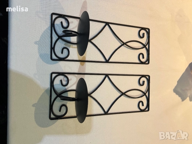 Свещници за стена 2 бр., снимка 2 - Декорация за дома - 52164662
