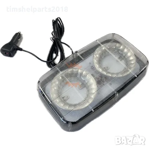 28 см LED диодна аварийна сигнална лампа за таван 12-24V маяк, буркан