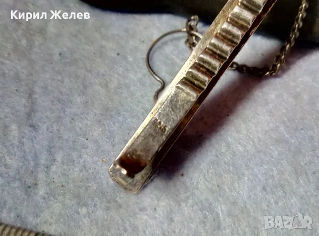 АРИСТОКРАТИЧНА СТИЛНА СРЕБЪРНА ИГЛА За ВРАТОВРЪЗКА ЛАКИРАНО СРЕБРО 925 ЩИПКА За ВРАТОВРЪЗКА 49317, снимка 9 - Други - 48476925