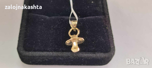Нова  Златна висулка биберон-1,09гр/14кр