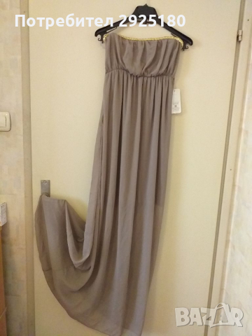 Нежна дълга рокля Made in  Italy S / M, снимка 5 - Рокли - 36469977