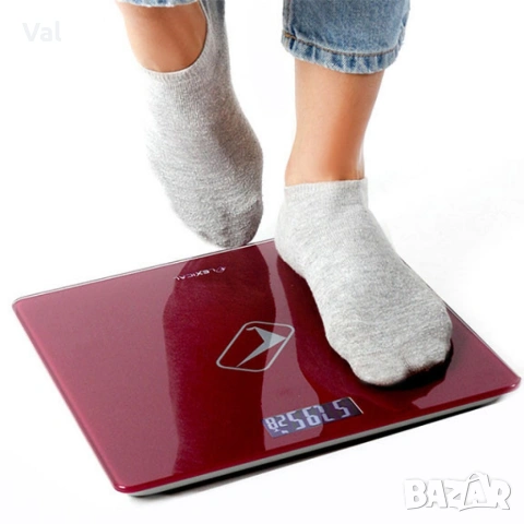 Електронен кантар с LSD дисплей LBS-4353 - Показва и стайна температура