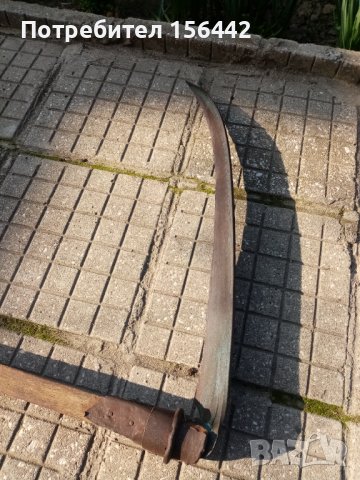 Ретро коса за косене и декорация. , снимка 5 - Градински инструменти - 37484791