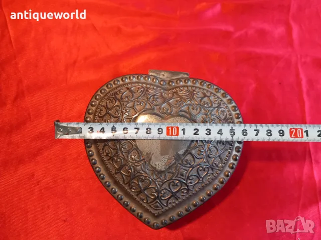 Стара Голяма Посребрена Барокова Кутия за Бижута, снимка 6 - Антикварни и старинни предмети - 48232423