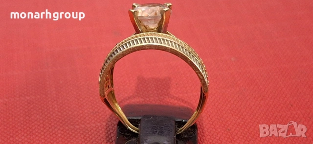 Златен пръстен, снимка 6 - Пръстени - 53781982