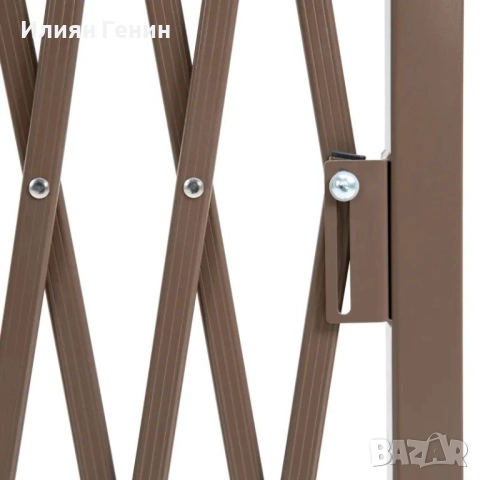 Разтегателна градинска бариера Outsunny Scissor, 35-300 см, снимка 12 - Градински мебели, декорация  - 51939556