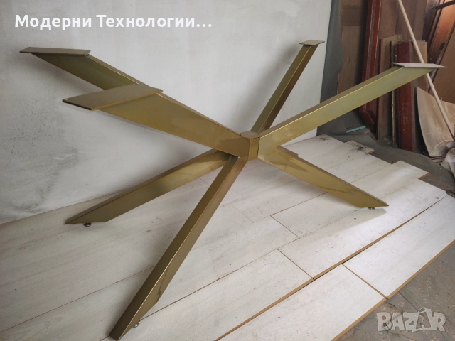 Метални крака за маса паяк - Ръчна изработка, перфектен финиш., снимка 3 - Маси - 52060273