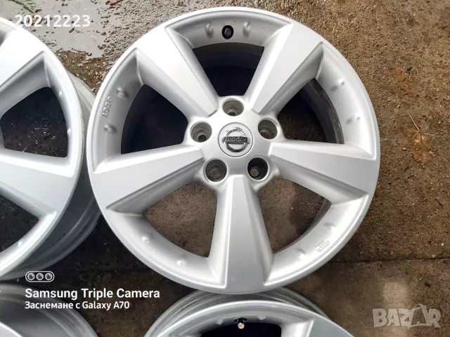4 броя алуминиеви джанти за Nissan Qashqai 17, снимка 6 - Гуми и джанти - 47926639