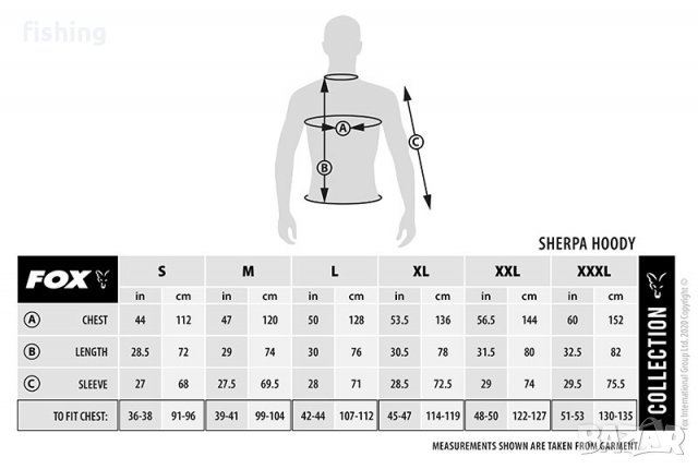 Суичър Fox Green Silver Sherpa Hoodie, снимка 2 - Екипировка - 34509398