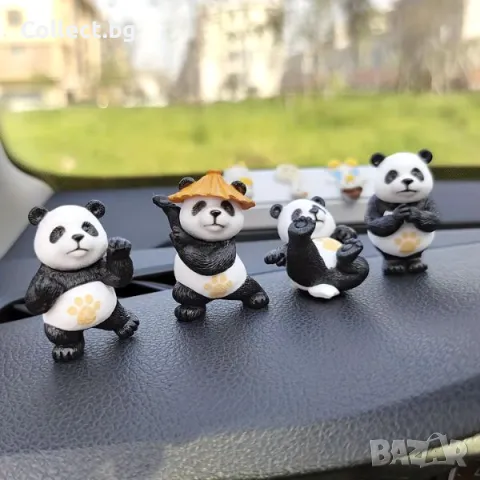 Комплект мини фигурки Панди - 4бр