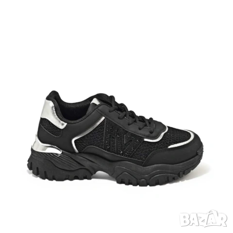 ДАМСКИ МАРАТОНКИ В ЧЕРЕН ЦВЯТ PR04, снимка 3 - Маратонки - 53659156