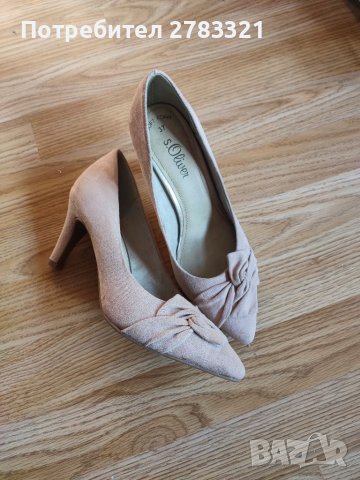Обувки на ток S'Oliver , снимка 1 - Дамски обувки на ток - 41844521
