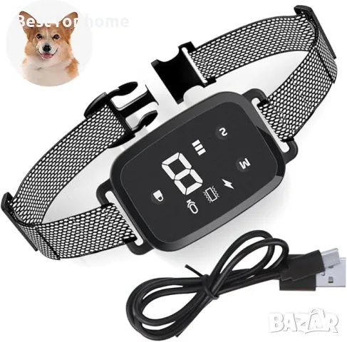 HZXINWANG Акумулаторна каишка за обучение на кучета с тъчскрийн