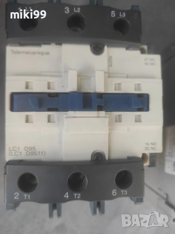 Контактор Telemecanique Lc1 D95 (Lc1 D9511) 440V 50/60 Hz 600V AC Max.