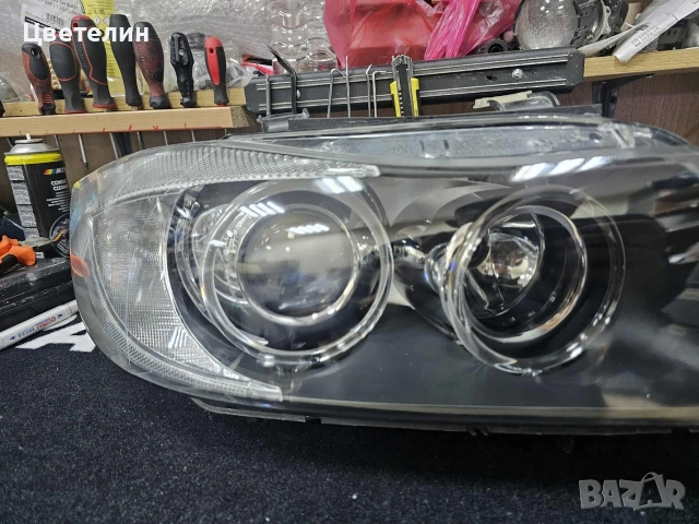 Десен фар BMW E90 ксенон бмв 90 91, снимка 2 - Части - 53213537