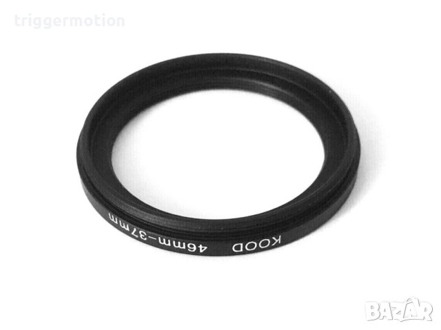 46mm - 37mm Преходник за филтър на резба Step-Up Lens Filter Adapter Ring, снимка 2 - Обективи и филтри - 41467799