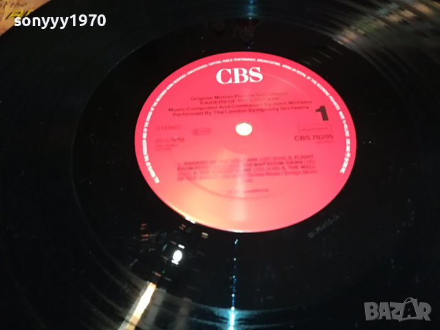 SOLD-RAIDERS OF THE LOST ARK-MADE IN HOLLAND 2903222035, снимка 18 - Грамофонни плочи - 36274719