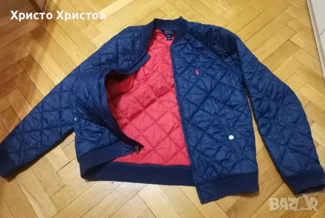 Дамско яке (бомбър) POLO Ralph Lauren Юношеска номерация L отговаря на дамска S, снимка 3 - Якета - 52872649