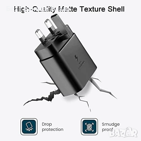 Ново 45W PD3.0 PPS зарядно с USB-C кабел за телефони и таблети зареждане, снимка 7 - Селфи стикове, аксесоари - 52133558