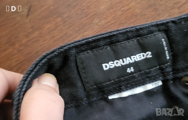 DSQUARED 2 оригинални черни дънки  С - м,44, снимка 3 - Дънки - 44791960